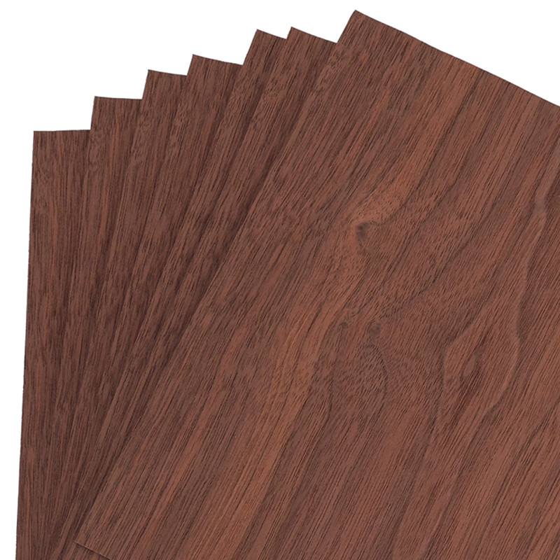 Wood Veneer Pack - 8" x 8" - 7 Piece - Species:Walnut